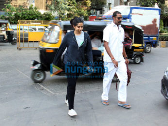 Anil Kapoor and Rhea Kapoor snapped in Juhu
