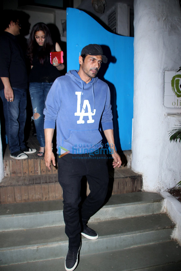 Arjun Rampal spotted at Olive Bandra Arjun Rampal spotted at Olive Bandra