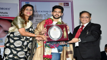Armaan Malik felicitated at the International Commerce and Management Conference