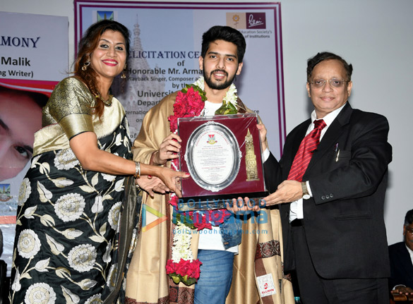 Armaan Malik felicitated at the International Commerce and Management Conference
