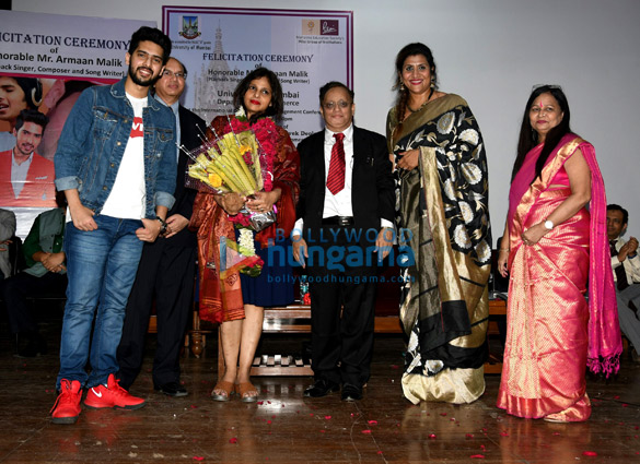 armaan malik felicitated at by the university of mumbai department of commerce at the international commerce and management conference 4