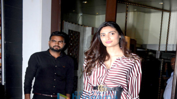 Athiya Shetty, Huma Qureshi and Krishna Shroff spotted at Bastian in Bandra