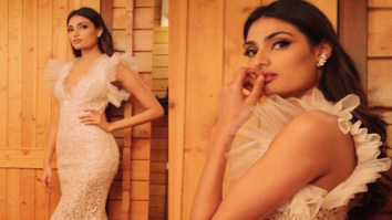 Athiya Shetty brings drama with ruffles and shimmer on the red carpet of 63rd Jio Filmfare Awards 2018!