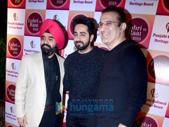 Ayushmann Khurrana, Sonu Sood and Jeetendra at 'Lohri Di Raat 2018'