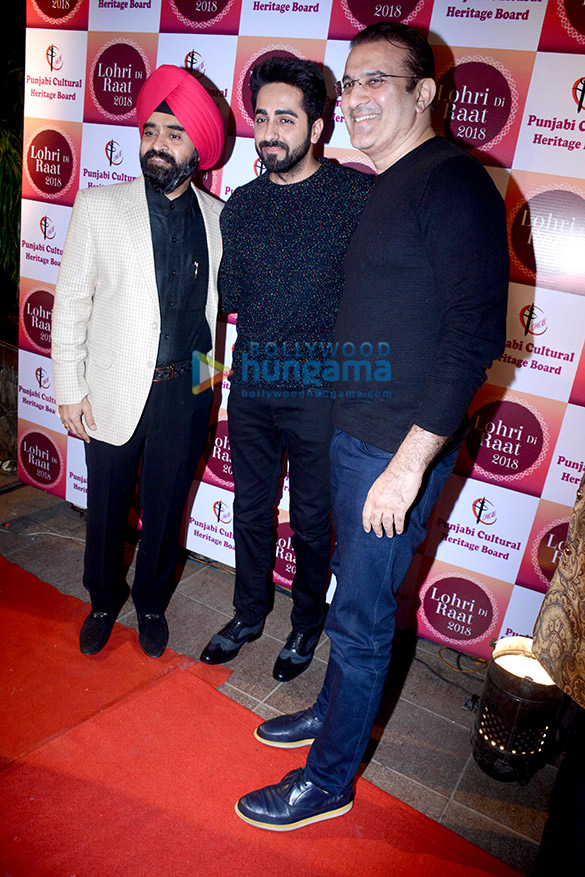 Ayushmann Khurrana, Sonu Sood and Jeetendra at ‘Lohri Di Raat 2018’ Ayushmann Khurrana, Sonu Sood and Jeetendra at ‘Lohri Di Raat 2018’