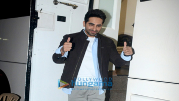Ayushmann Khurrana snapped at Filmalaya studio in Andheri