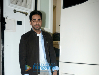 Ayushmann Khurrana snapped at Filmalaya Studio in Andheri