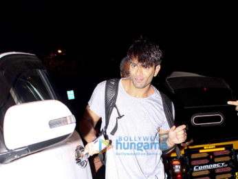 Bipasha Basu and Karan Singh Grover spotted at Myrah Spa, Juhu