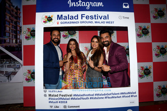 Celebs grace the inauguration of the Malad Festival 2018