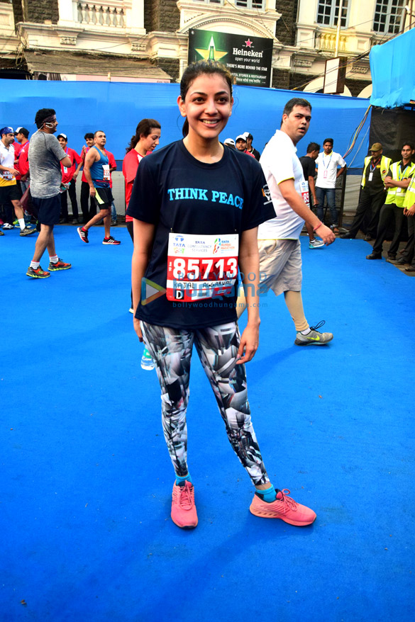 celebs snapped at the tata mumbai marathon 2018 3