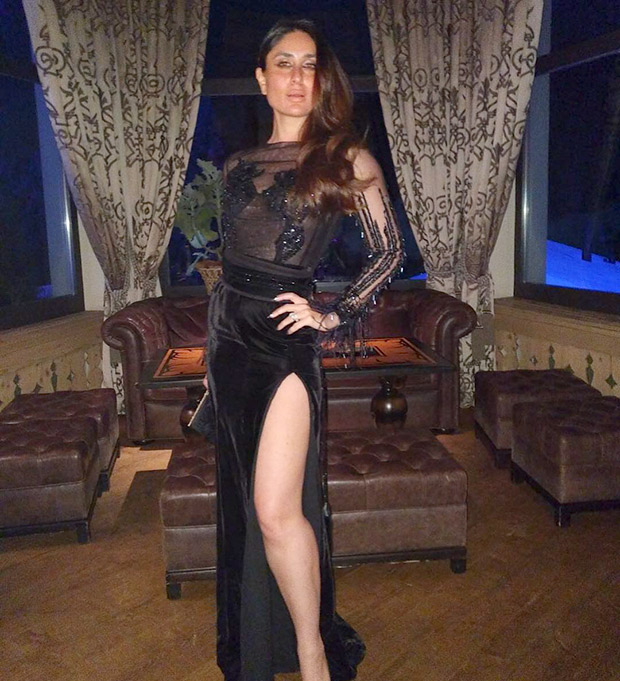 Daily Style Pill Kareena Kapoor Khan has a way with a black dress, nude lips and making an entrance for NYE 2018!