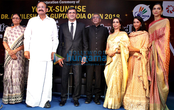 Deepika Padukone graces the inauguration ceremony of Yonex Sunrise India Open 2018 in New Delhi