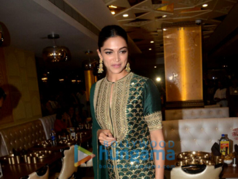 Deepika Padukone snapped at Maharaja Bhog restaurant