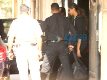 Deepika Padukone snapped outside her gym in Bandra