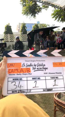 On The Sets Of The Movie Ek Ladki Ko Dekha Toh Aisa Laga
