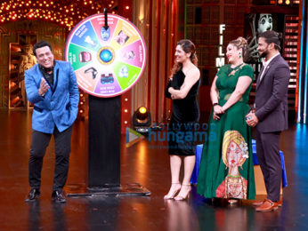 Govinda, Sunita Ahuja & Tina Ahuja snapped on sets of 'Enteratinment Ki Raat'