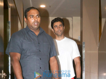 Hrithik Roshan and Kunal Kapoor spotted at PVR Juhu