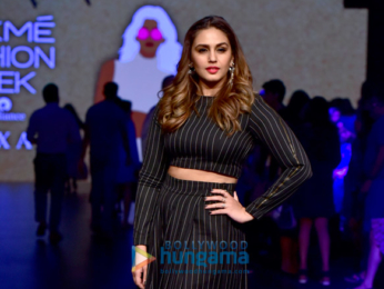 Huma Qureshi and Saqib Saleem walk the ramp at the Lakme Fashion Week