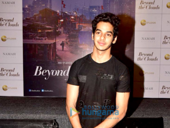 Ishaan Khatter, AR Rahman, Majid Majidi at the Beyond The Clouds trailer launch