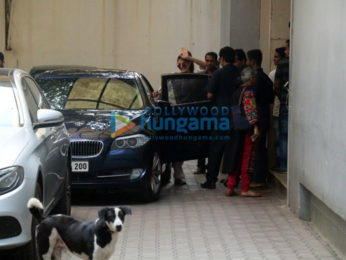 Jacqueline Fernandez snapped outside the Tips Films office in Bandra