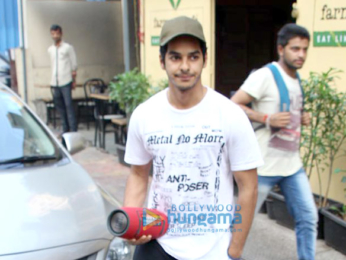 Janhvi Kapoor and Ishaan Khatter spotted at Farmers Cafe