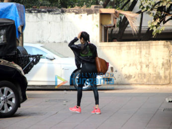 Janhvi Kapoor snapped at the gym