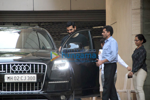john abraham snapped outside a friends place 1