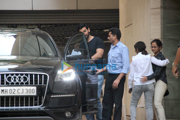 john abraham snapped outside a friends place 2
