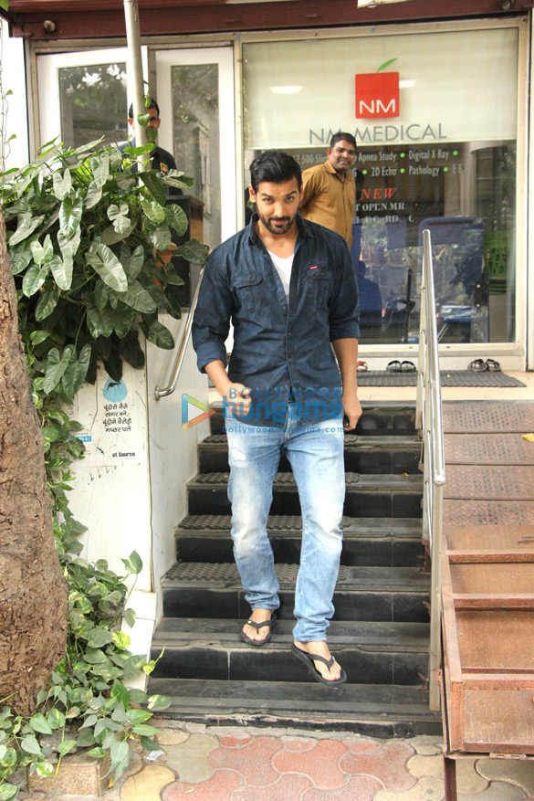 John Abraham spotted at NM Medical in Bandra John Abraham spotted at NM Medical in Bandra
