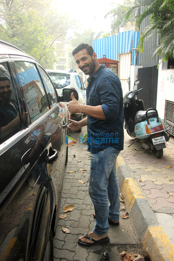 john abraham spotted at nm medical in bandra 6