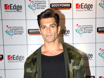 Karan Singh Grover snapped at 'The Body Power 2018' exhibition