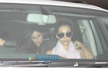 Kareena Kapoor Khan, Malaika Arora and Amrita Arora spotted at Bandra