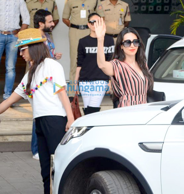 kareena kapoor khan saif ali khan and karisma kapoor snapped returning from goa 6