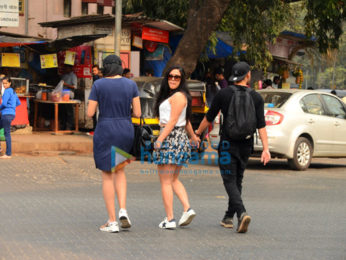 Krishna Shroff spotted with her boyfriend in Bandra