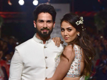 Lakme Fashion Week Summer/Resort 2018: Shahid Kapoor and Mira Rajput look resplendent in white for Anita Dongre
