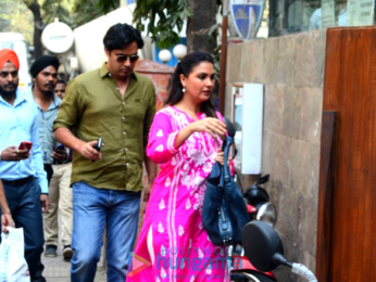 Lara Dutta snapped at Indigo in Bandra