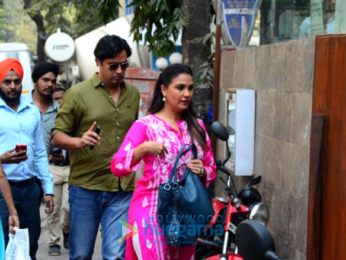 Lara Dutta snapped at Indigo in Bandra
