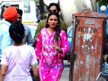 Lara Dutta snapped at Indigo in Bandra