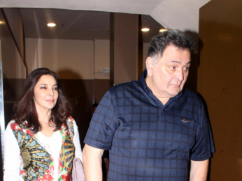 Neetu Singh and Rishi Kapoor spotted at Juhu