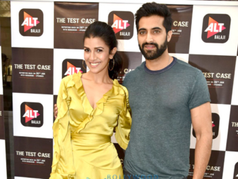 Nimrat Kaur snapped at a special screening of her web series The Test Case