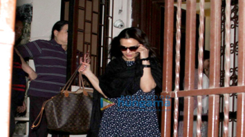Preity Zinta snapped at a dubbing studio