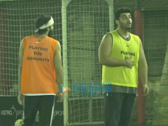 Ranbir Kapoor, Varun Dhawan, Arjun Kapoor snapped at a soccer match