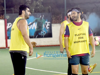 Ranbir Kapoor, Varun Dhawan, Arjun Kapoor snapped at a soccer match
