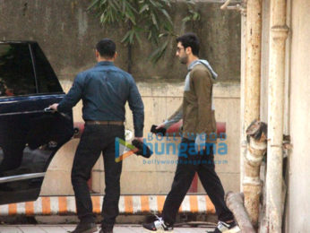 Ranbir Kapoor snapped outside his gym