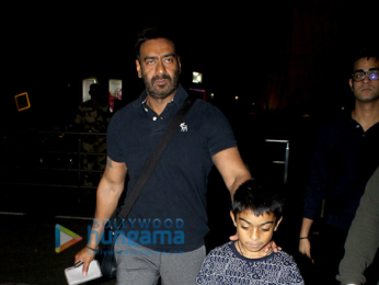 Rani Mukerji and Ajay Devgn snapped at the airport