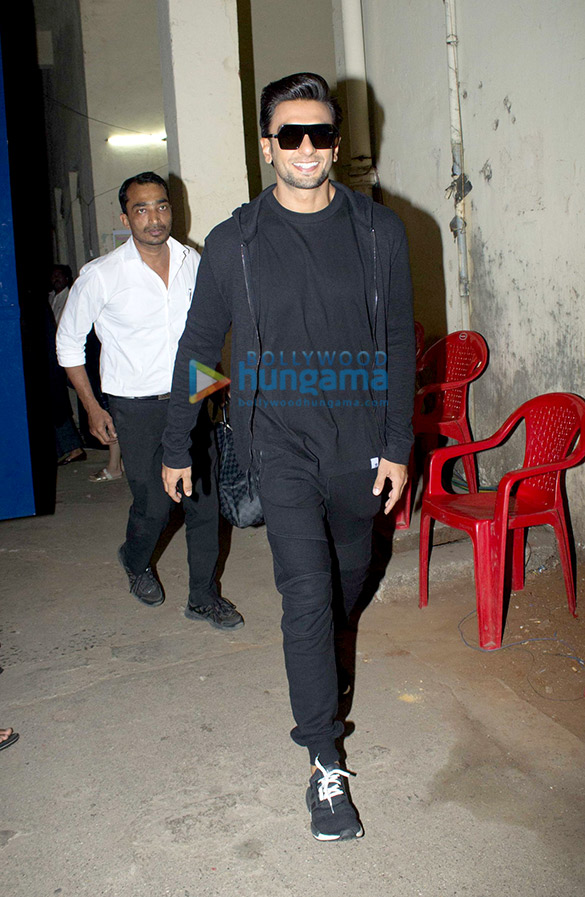 Ranveer Singh spotted at Filmistan Studio Ranveer Singh spotted at Filmistan Studio