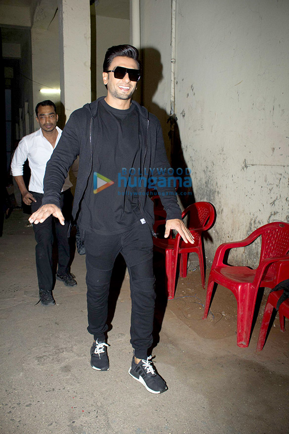 ranveer singh spotted at filmistan studio 2