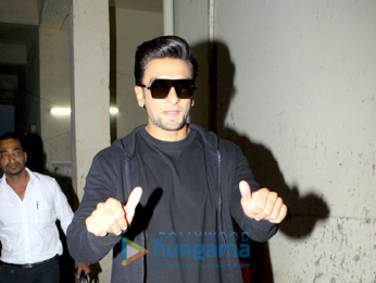 Ranveer Singh spotted at Filmistan Studio