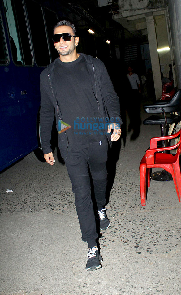 ranveer singh spotted at filmistan studio 5