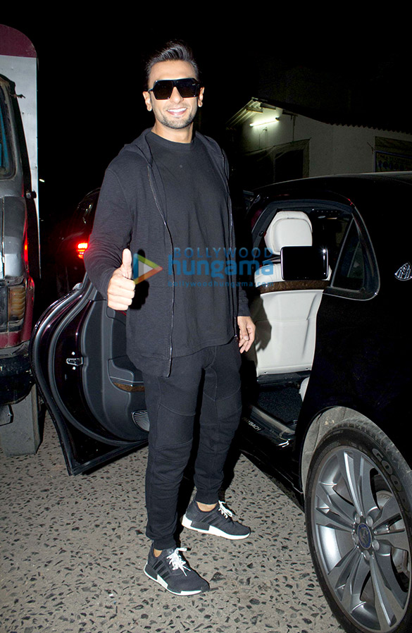 ranveer singh spotted at filmistan studio 6